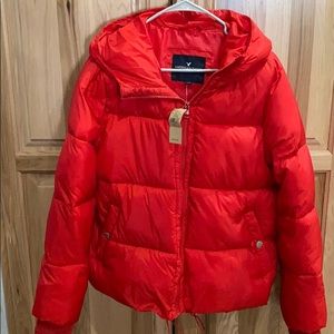 American eagle puffer jacket
